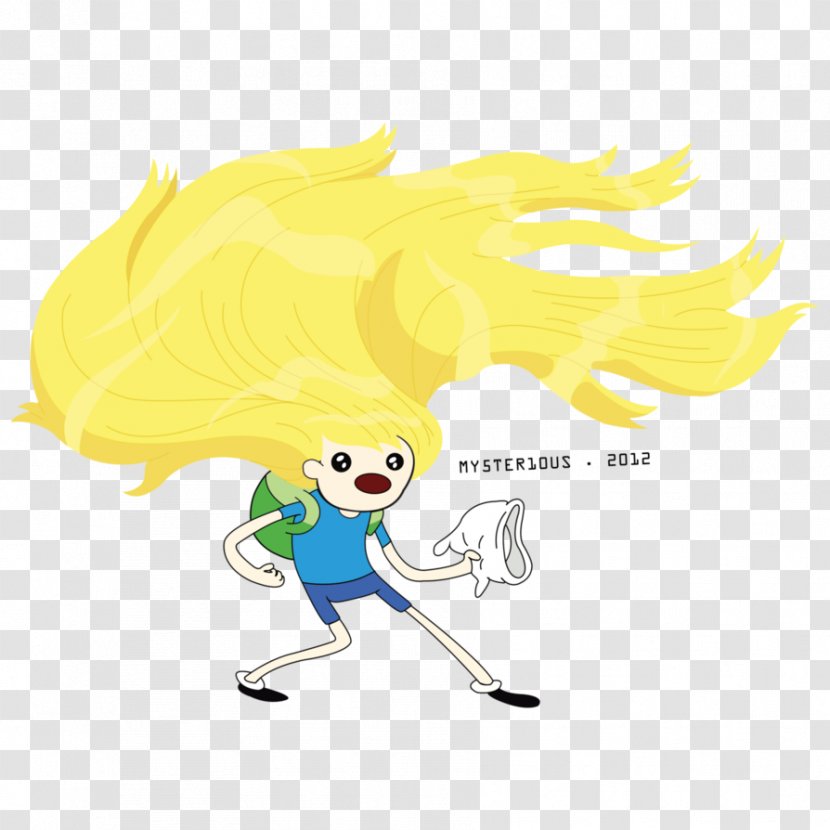 Finn The Human Artificial Hair Integrations To Cut A Woman's - Watercolor Transparent PNG