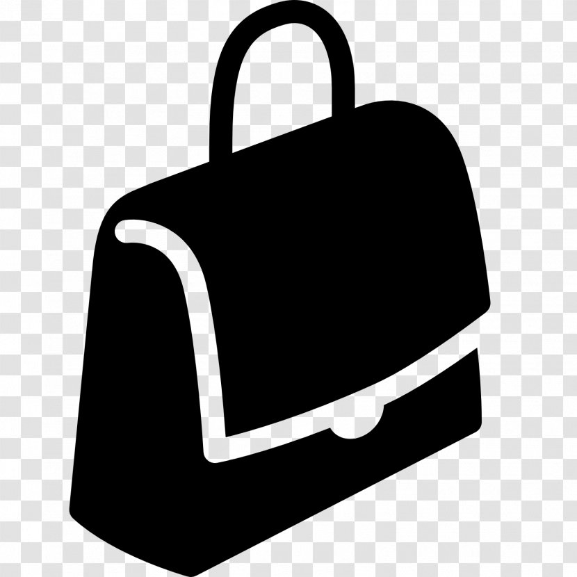 Handbag Wallet Tasche - Black And White - Filled Transparent PNG