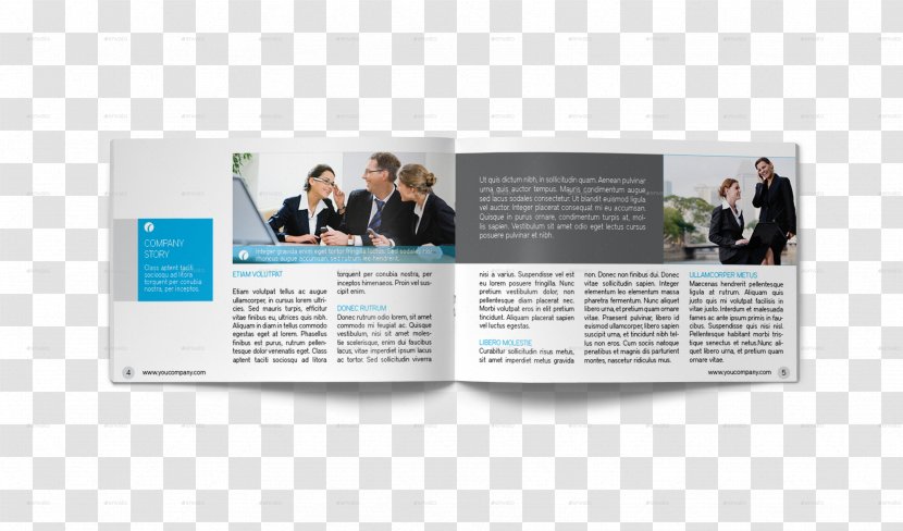 Advertising Brand Businessperson - Brochure Design Transparent PNG