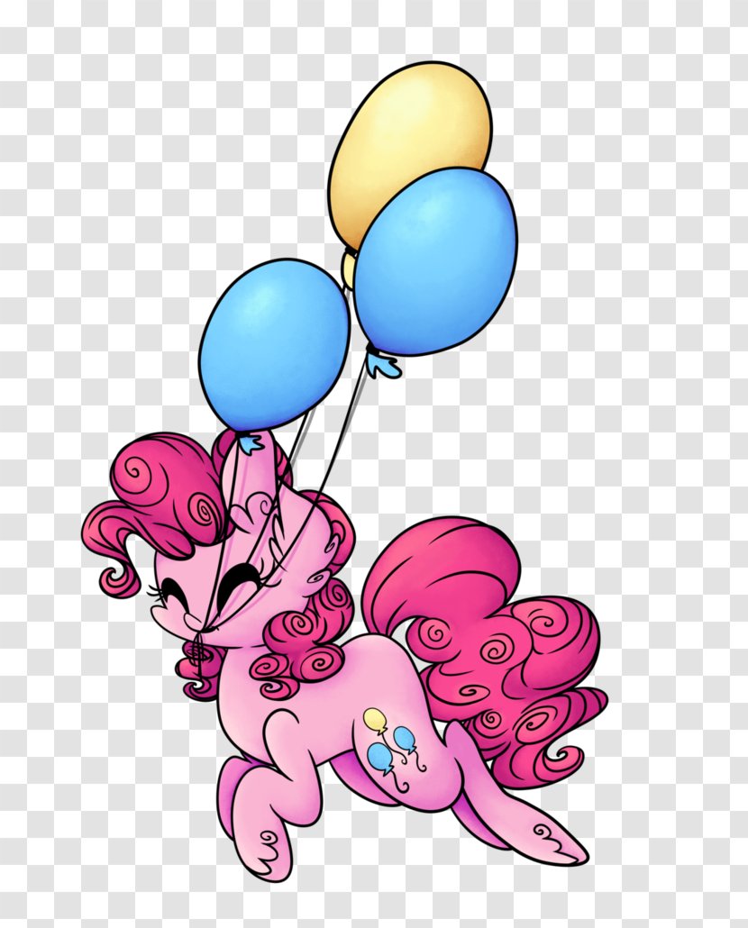 Pinkie Pie My Little Pony Balloon - Character Transparent PNG
