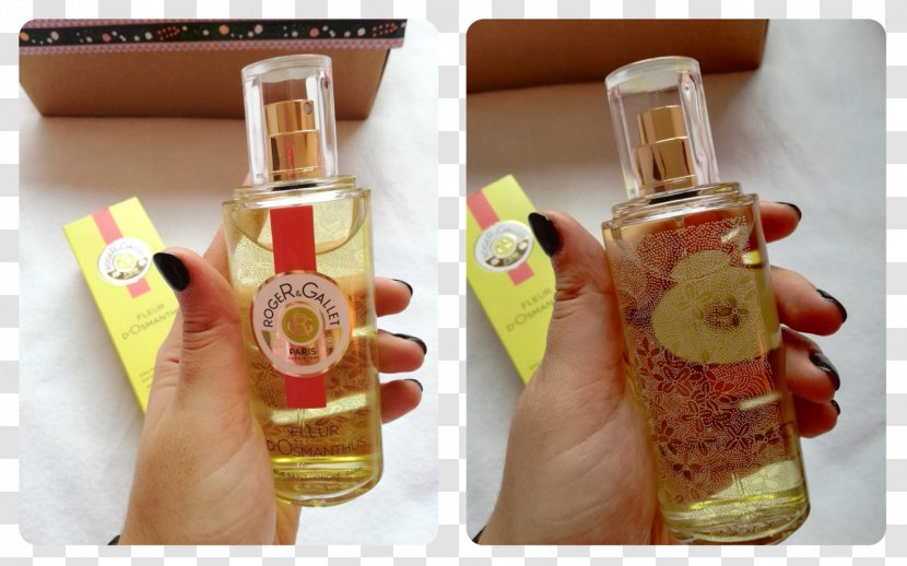 Glass Bottle Perfume Roger & Gallet Devilwood Flavor - Osmanthus Transparent PNG