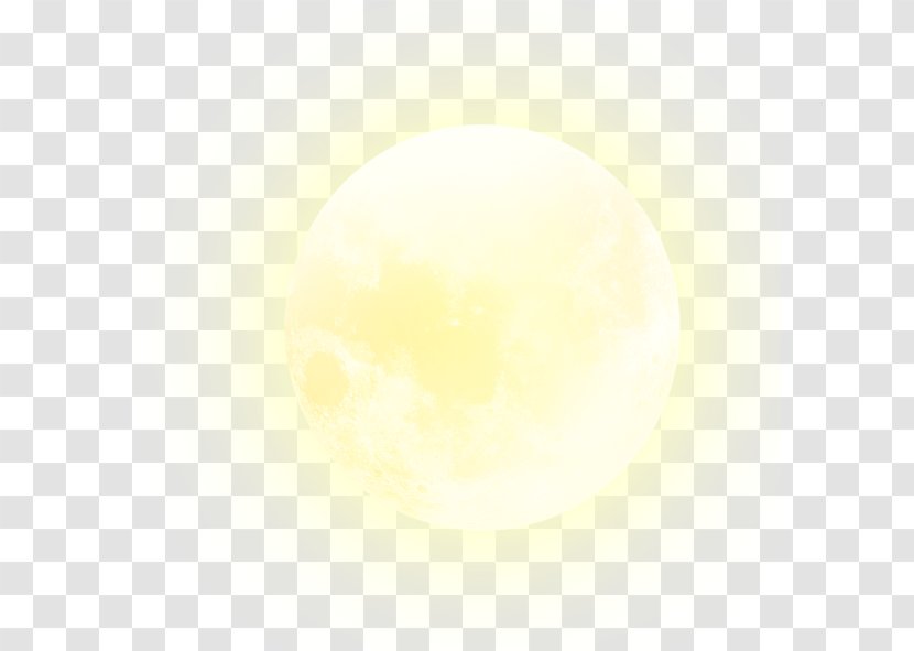 Yellow Sky Circle Wallpaper - Moon Transparent PNG