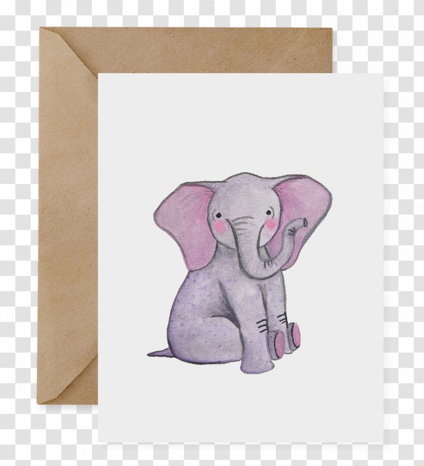 Indian Elephant African Pink M - India Transparent PNG