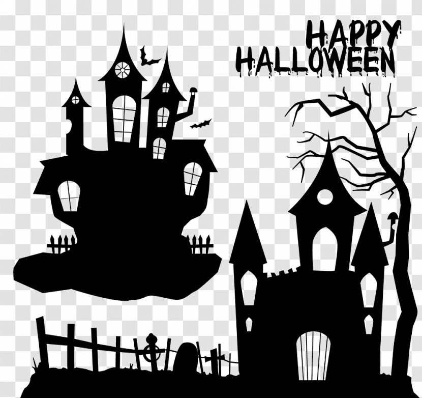 Halloween Castle - Ghost Transparent PNG