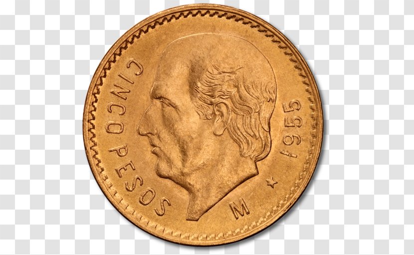 Mexico Coin Mexican Peso Gold Currency - Coins Transparent PNG