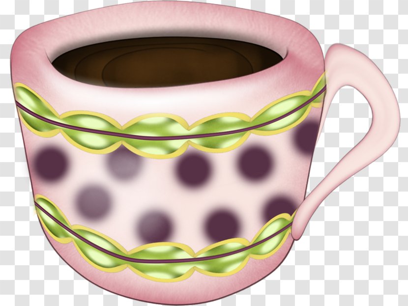 Coffee Cup Tea Ceramic Mug - Cutlery Transparent PNG
