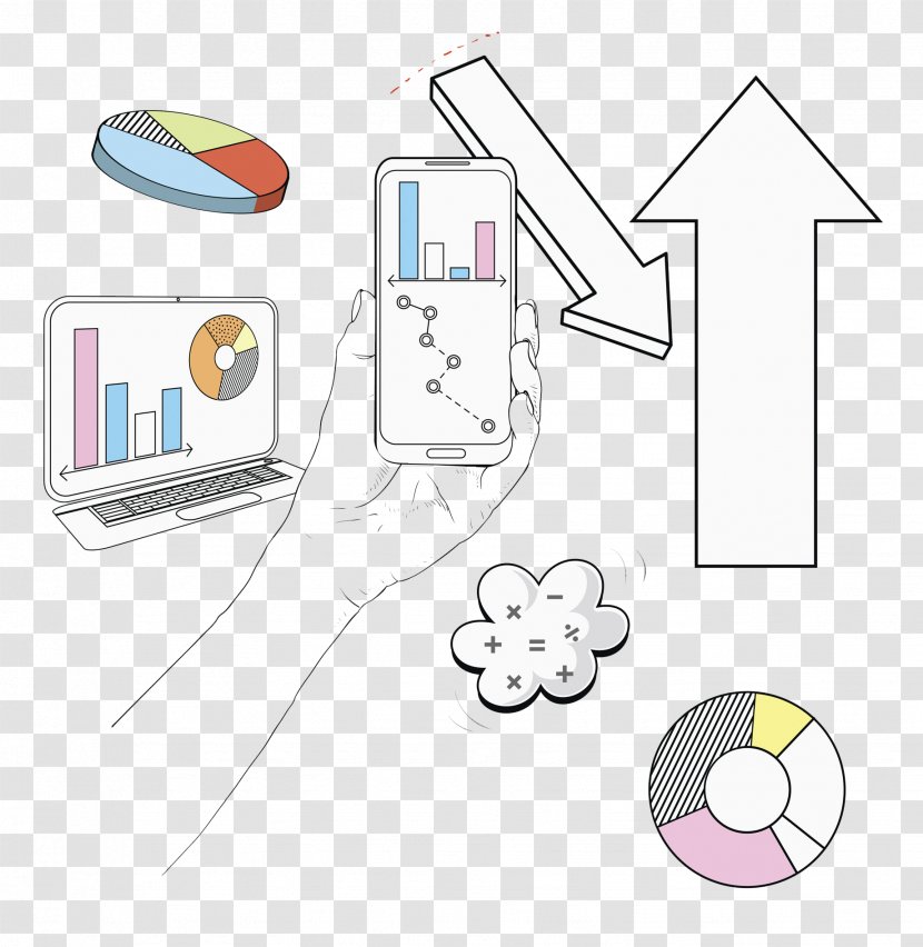 Computer Drawing Data Clip Art - Designer - Arrow Transparent PNG