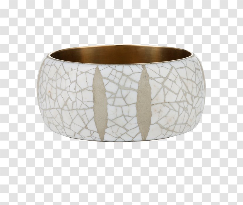 Silver - Bangle - Hand Painted Ostrich Transparent PNG