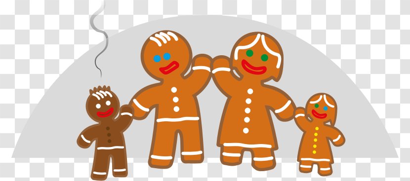 The Gingerbread Man House Clip Art - Ginger - Family Transparent PNG