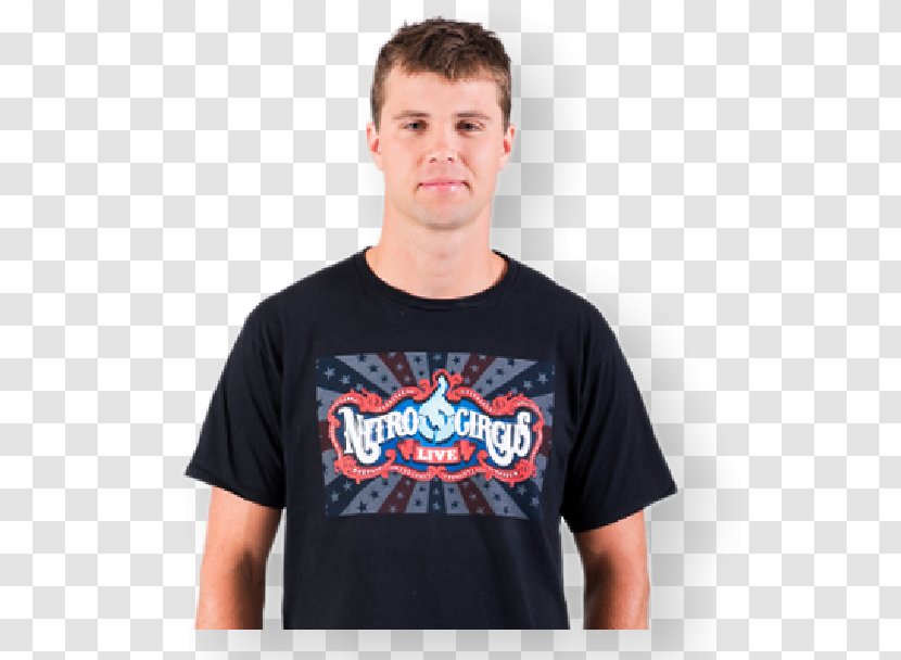 T-shirt Groupama Arena Nitro Circus Shoulder Sleeve Transparent PNG
