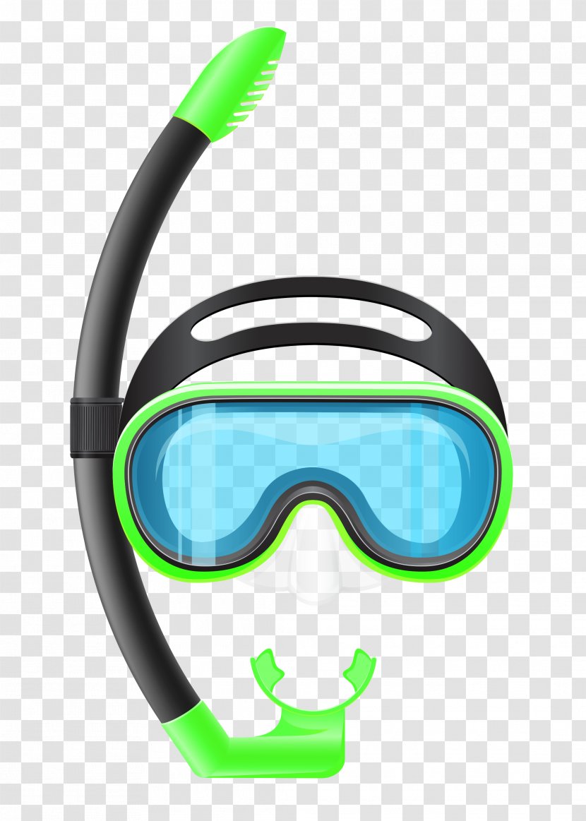 Snorkeling Diving Mask Scuba Clip Art - Vision Care - Transparent Snorkel Clipart Transparent PNG