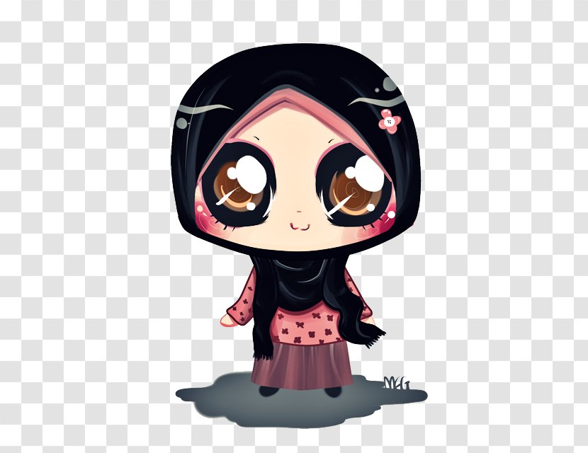 Cartoon Muslim Islam - Heart Transparent PNG