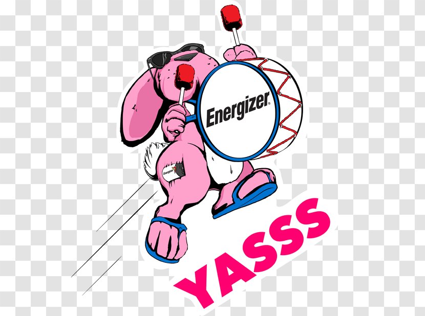 Energizer Bunny Advertising Agency Sticker - Cartoon Transparent PNG