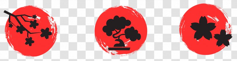 Japan Five Elements - Red - Cherry Small Mark Transparent PNG