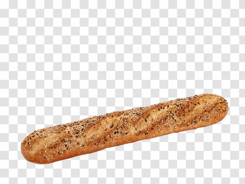 Baguette Rye Bread Biscotti Multigrain Baking - Seed - Flour Transparent PNG