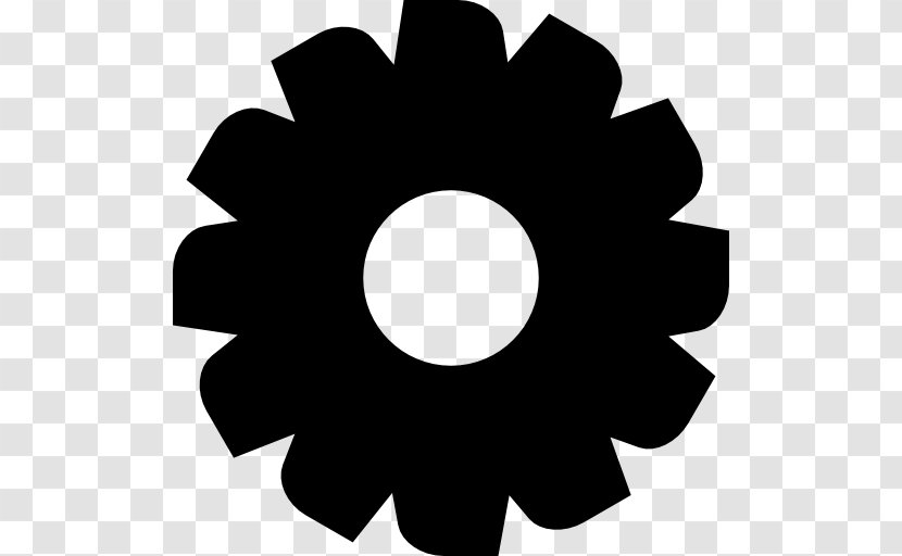 Icon Design - Black And White - Paper Flower Transparent PNG