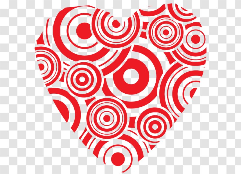 Valentines Day Heart - Drawing - Spiral Red Transparent PNG