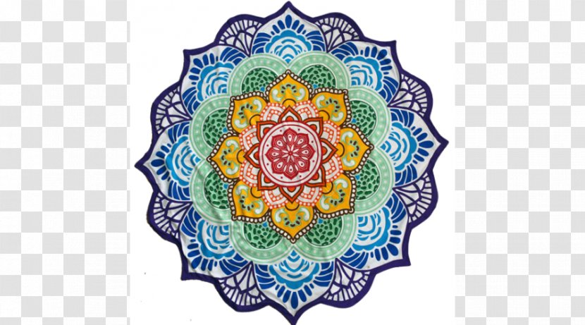 Chakra Towel Sahasrara Mandala Meditation - Textile - Piknik Transparent PNG