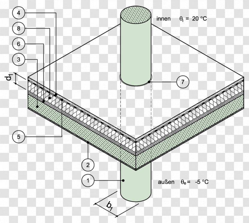 Masonry Veneer Ceiling Joist Schallschutz Exterior Insulation Finishing System - Diagram - Construction Planning Transparent PNG