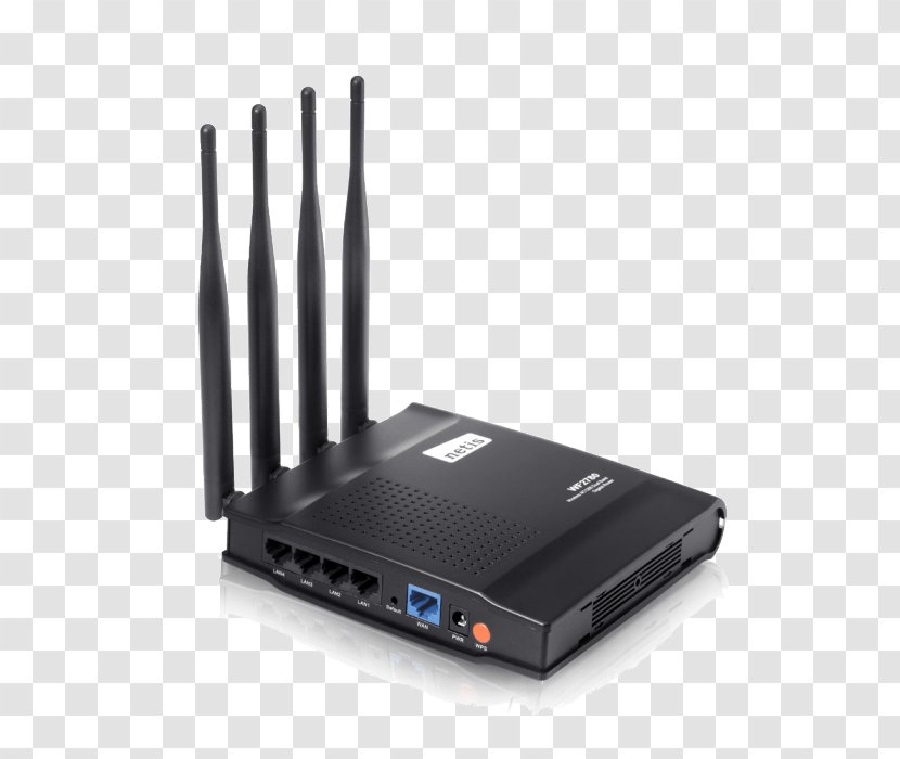 NETIS Netis DL4422 Wireless Router - Wf2710 - 4-port Switch (integrated)EN, Fast EN, IEEE 802.11b, 802.11g, 802.11n 802.11ac WF2710Others Transparent PNG