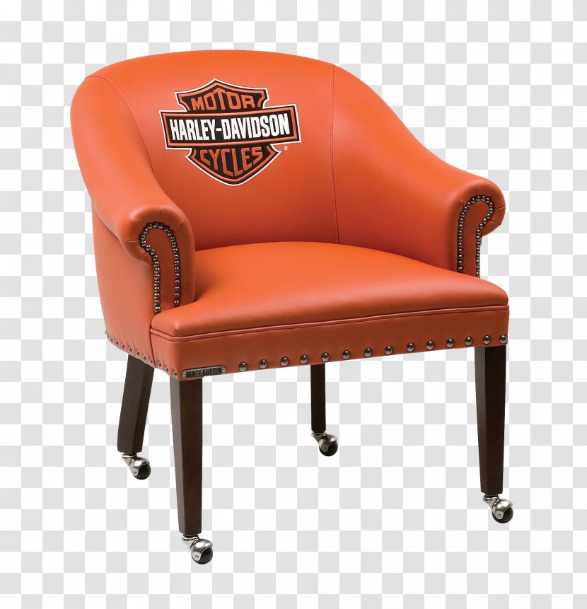 Furniture Chair Armrest - Orange - Harley-davidson Transparent PNG