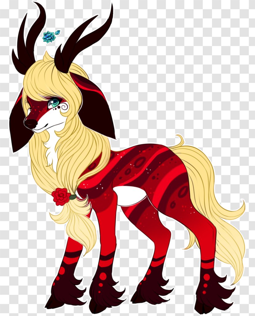 Reindeer Horse Legendary Creature Dog - Supernatural Transparent PNG