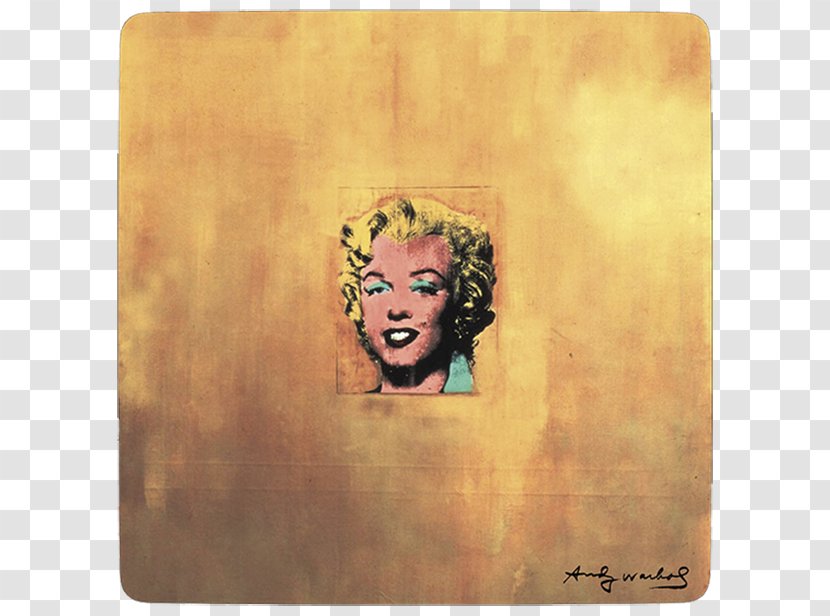Andy Warhol Gold Marilyn Monroe Pop Art Modern - Studio Transparent PNG