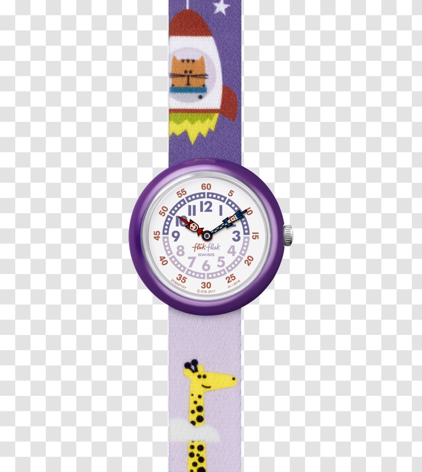 FBNP107 Flik Flak Kids Og Flyer Klokke Clock FLNP028 Jenter Disney Rapunzel Watch & Transparent PNG