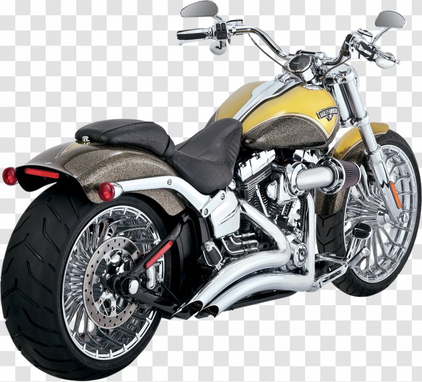 Exhaust System Softail Harley-Davidson CVO Motorcycle - Harleydavidson Transparent PNG