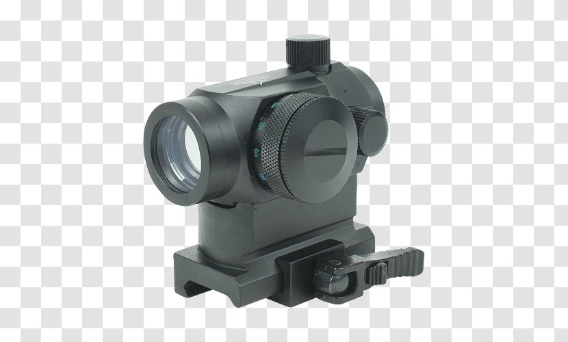 Red Dot Sight Reflector Weaver Rail Mount Telescopic - Weapon Transparent PNG