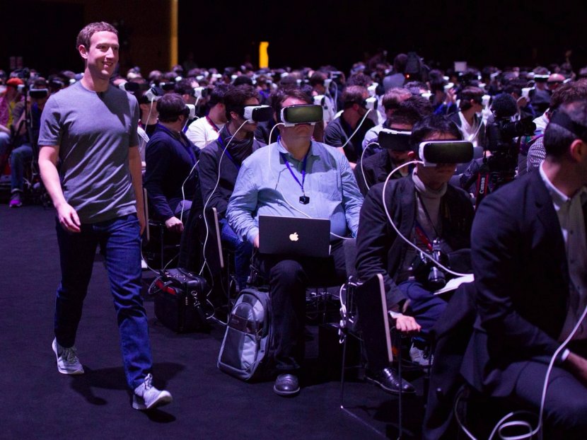 Virtual Reality Headset Oculus Rift HTC Vive Samsung Gear VR Facebook F8 - Mark Zuckerberg Transparent PNG