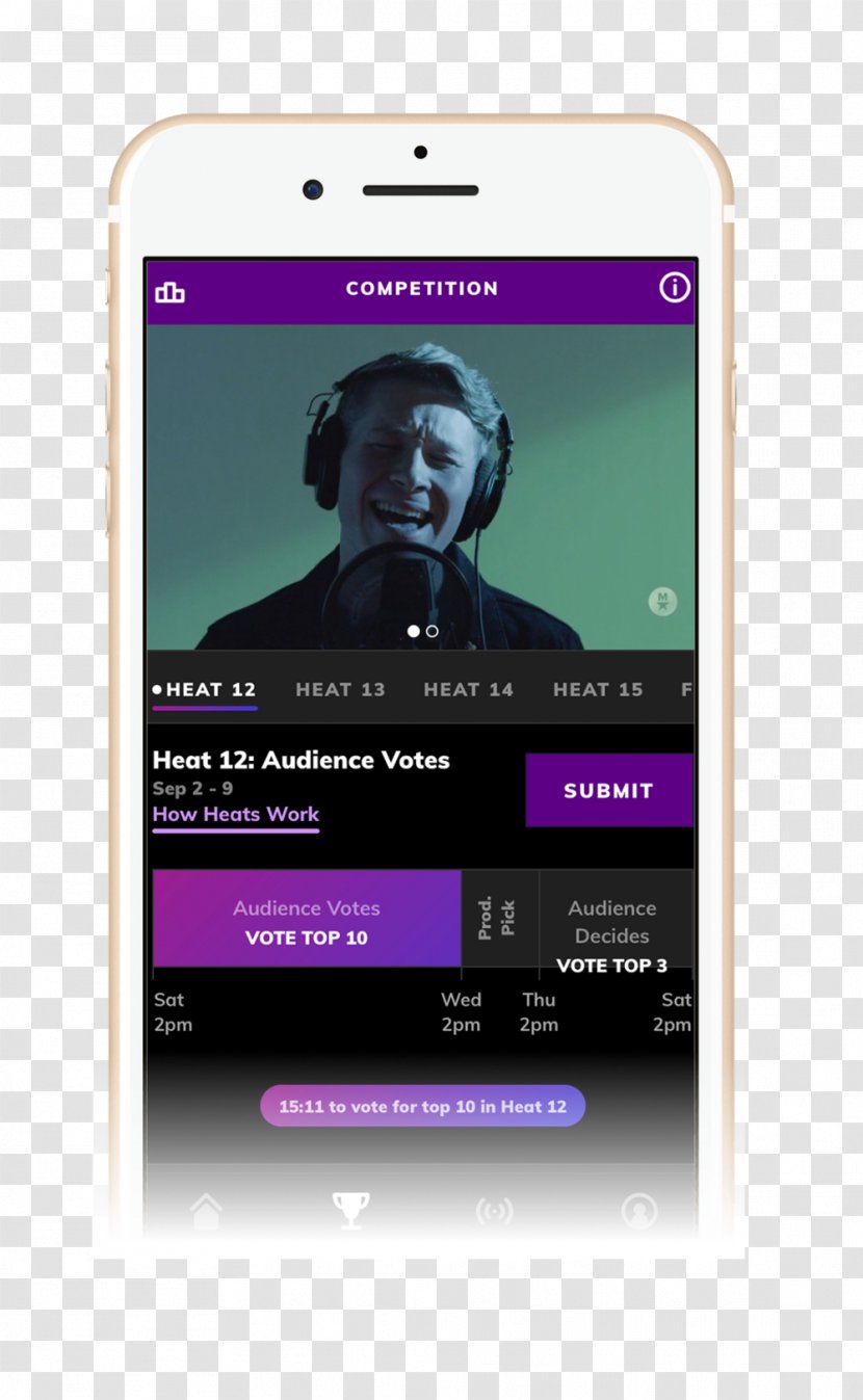 American Idol Smartphone Competition Contestant - Frame Transparent PNG