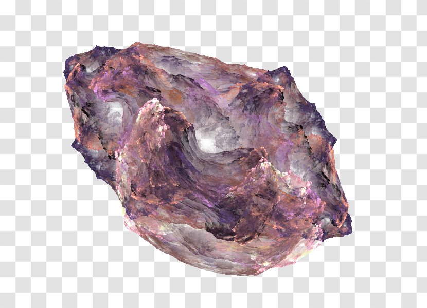 Amethyst Purple Igneous Rock - Mineral Transparent PNG