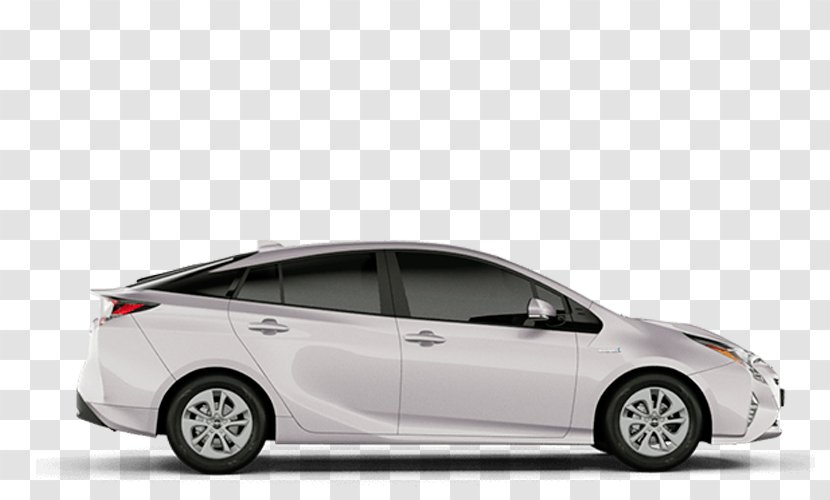 Mid-size Car Toyota Prius Electric Vehicle - Hybrid Transparent PNG