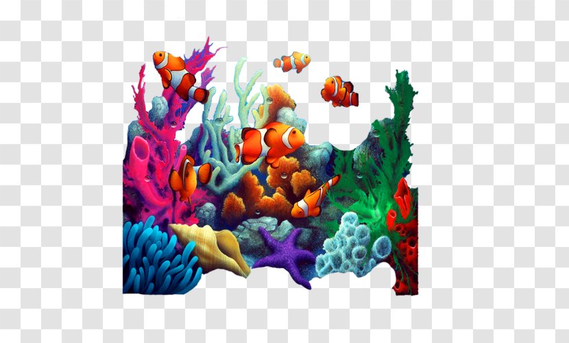 Painting Photography Coral Mural - Reef Transparent PNG