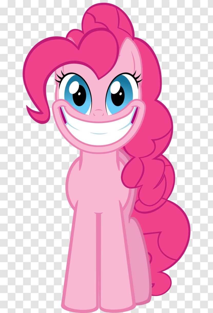 Pinkie Pie Pony Smile Cupcake - Heart Transparent PNG