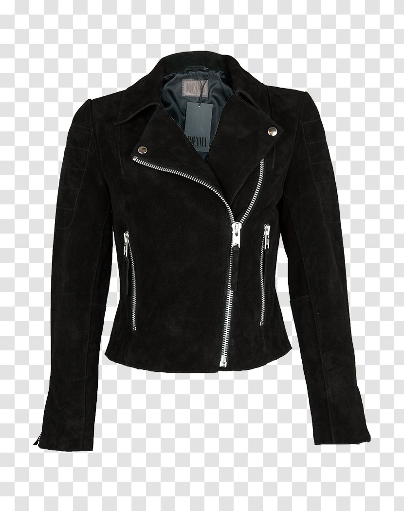 Leather Jacket Suede Clothing - Pocket - Leap Ing Cheetah Transparent PNG