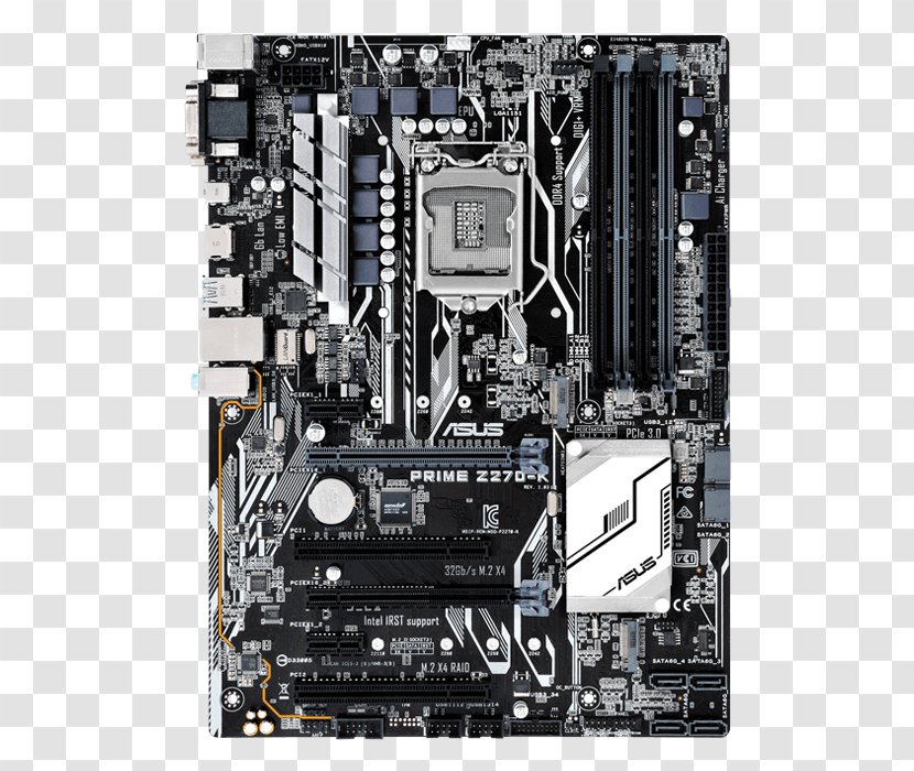 Intel LGA 1151 ATX ASUS Motherboard - Technology Transparent PNG