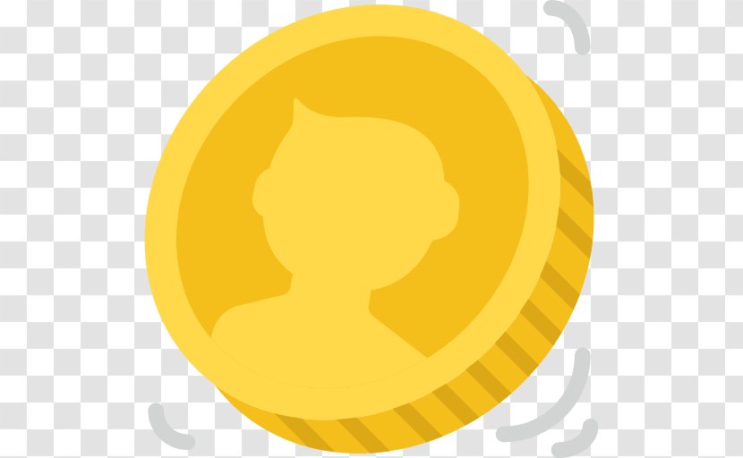 Coin Money Icon - Cash - Yellow Cap Transparent PNG
