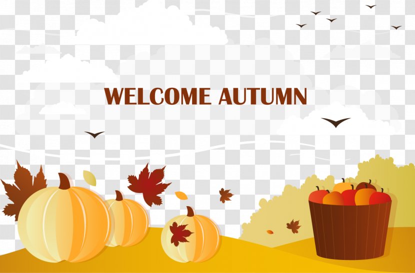 Autumn Vector Graphics Image Illustration - Art - Welcome Transparent PNG