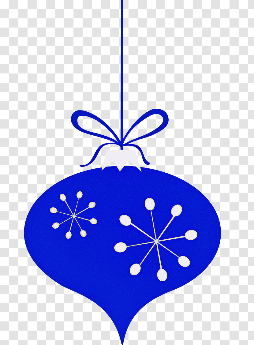 Holiday Ornament Ornament Electric Blue Transparent PNG