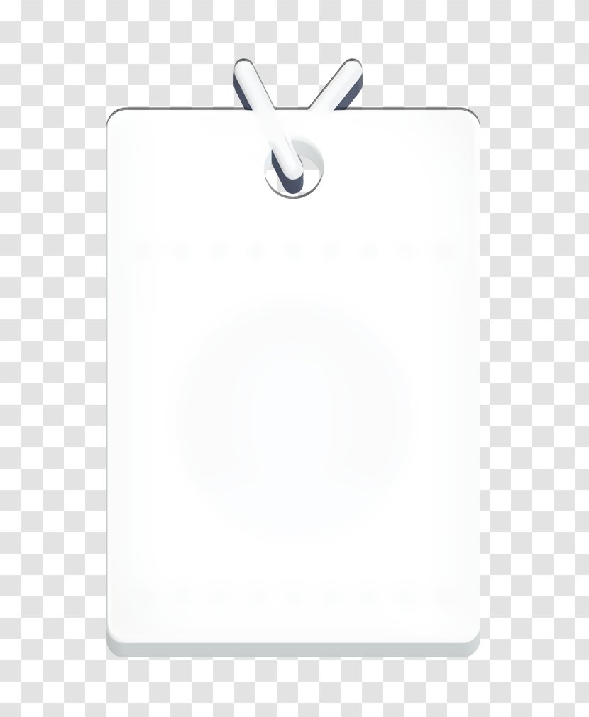 Pass Icon Id Card Essential - White - Rectangle Transparent PNG