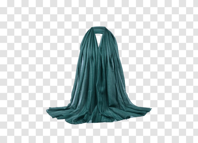 Neck Stole Turquoise - Scarf Transparent PNG