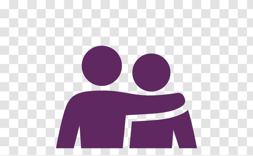 Hug - Purple - Team Personnel Transparent PNG