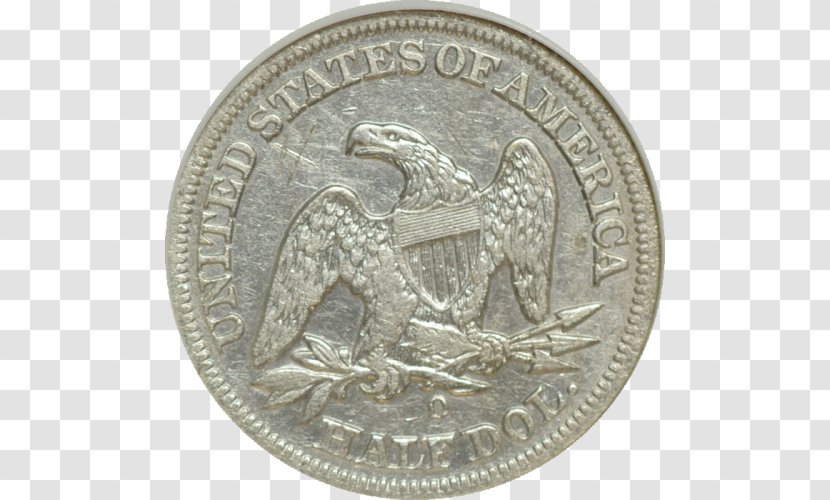 Quarter Half Dollar United States Seated Liberty Coinage Transparent PNG