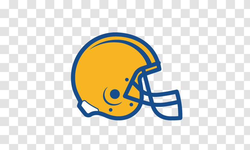 Football Helmet Clip Art - Sports Equipment - Yellow Logo Transparent PNG