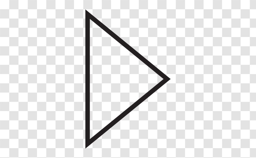 Arrow Triangle - Photography - Play Transparent PNG