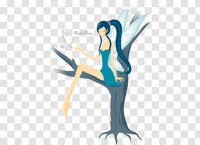 Photography Royalty-free Illustration - Fictional Character - Cartoon Flower Fairy Material Transparent PNG