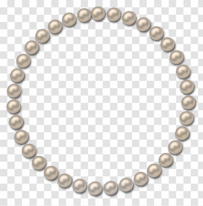 Earring Necklace Chain Jewellery Pearl - Diamond Transparent PNG