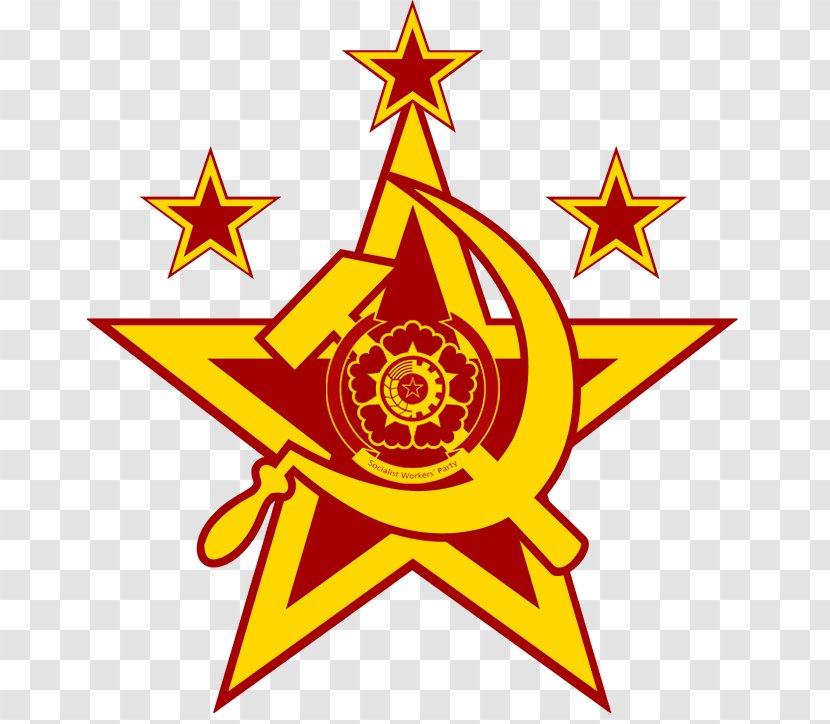 Russia Soviet Union Red Star Hammer And Sickle - Artwork Transparent PNG